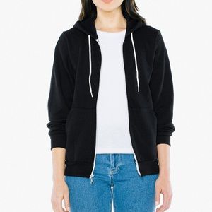 Black Flex Fleece Hoodie